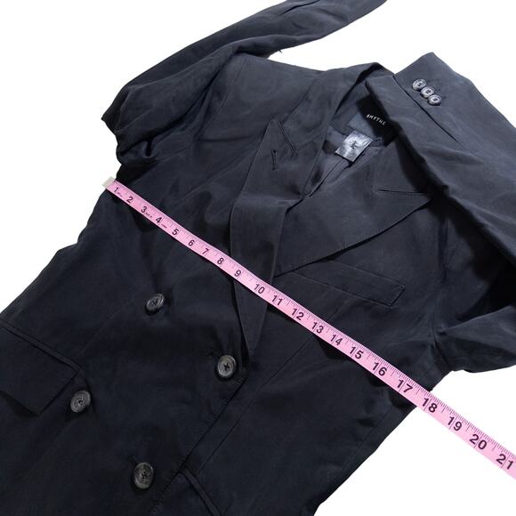 Smythe DB Tuck-In Blazer Double Breasted in Black Size 4 Super Soft Revolve - Picture 10 of 16